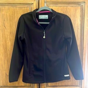 Med Coulture zip up black jacket